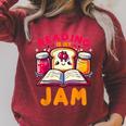 Reading Is My Jam Book Lover Kids Teacher Raglan Sleeve Sweatshirt Heather Dust Reading Is My Jam Book Lover Kids Teacher Raglan Sleeve Sweatshirt Heather Dust