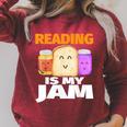 READING IS MY JAM Shirt I Love To Read Books Raglan Sleeve Sweatshirt Heather Dust READING IS MY JAM Shirt I Love To Read Books Raglan Sleeve Sweatshirt Heather Dust