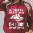 Reading Just One More Chapter Book Lover Raglan Sleeve Sweatshirt Heather Dust Reading Just One More Chapter Book Lover Raglan Sleeve Sweatshirt Heather Dust