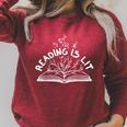 Reading Is Lit Book Lover Reading Teacher Men Women Kids Raglan Sleeve Sweatshirt Heather Dust Reading Is Lit Book Lover Reading Teacher Men Women Kids Raglan Sleeve Sweatshirt Heather Dust