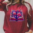 Reading Lover Librarian Book Lovers Flowers English Roses Raglan Sleeve Sweatshirt Heather Dust Reading Lover Librarian Book Lovers Flowers English Roses Raglan Sleeve Sweatshirt Heather Dust