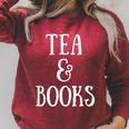 Reading Quote Tea & Books Reader Librarian Tea Drinker Raglan Sleeve Sweatshirt Heather Dust Reading Quote Tea & Books Reader Librarian Tea Drinker Raglan Sleeve Sweatshirt Heather Dust