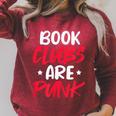 Reading Reader Bookworm Book Clubs Are Punk Raglan Sleeve Sweatshirt Heather Dust Reading Reader Bookworm Book Clubs Are Punk Raglan Sleeve Sweatshirt Heather Dust