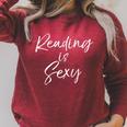 Reading Is Sexy Shirt For Women Cute Book Lover Men Raglan Sleeve Sweatshirt Heather Dust Reading Is Sexy Shirt For Women Cute Book Lover Men Raglan Sleeve Sweatshirt Heather Dust
