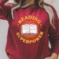 Reading Is My Superpower Book Nerd Bookworm Raglan Sleeve Sweatshirt Heather Dust Reading Is My Superpower Book Nerd Bookworm Raglan Sleeve Sweatshirt Heather Dust