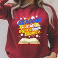 Reading Is My Superpower Comic Book Raglan Sleeve Sweatshirt Heather Dust Reading Is My Superpower Comic Book Raglan Sleeve Sweatshirt Heather Dust
