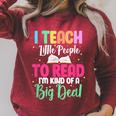 Reading Teacher Book Reader I Teach Little People To Read For Men Women Raglan Sleeve Sweatshirt Heather Dust Reading Teacher Book Reader I Teach Little People To Read For Men Women Raglan Sleeve Sweatshirt Heather Dust