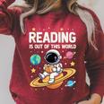 Reading Is Out Of This World Cute Astronaut Books Lover Raglan Sleeve Sweatshirt Heather Dust Reading Is Out Of This World Cute Astronaut Books Lover Raglan Sleeve Sweatshirt Heather Dust