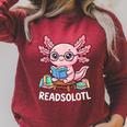 Readsolotl Axolotl Read Books Reading Book Lover Kids Raglan Sleeve Sweatshirt Heather Dust Readsolotl Axolotl Read Books Reading Book Lover Kids Raglan Sleeve Sweatshirt Heather Dust