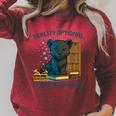 Reality Optional Reading Required Gamer Panther Book Raglan Sleeve Sweatshirt Heather Dust