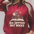 Rebel Reader Librarian Banned Book Bookworm Ban Ignorance Not Books Adults & Kids - Small Short Sleeve V-Neck Classic Fit Raglan Sleeve Sweatshirt Heather Dust Rebel Reader Librarian Banned Book Bookworm Ban Ignorance Not Books Adults & Kids - Small Short Sleeve V-Neck Classic Fit Raglan Sleeve Sweatshirt Heather Dust