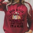 I Rescue Books Trapped In The Book Store Cute Bookworm Raglan Sleeve Sweatshirt Heather Dust I Rescue Books Trapped In The Book Store Cute Bookworm Raglan Sleeve Sweatshirt Heather Dust