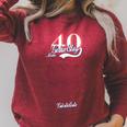 Retro 40th Birthday Guest List Guest Book 40th Birthday Raglan Sleeve Sweatshirt Heather Dust Retro 40th Birthday Guest List Guest Book 40th Birthday Raglan Sleeve Sweatshirt Heather Dust