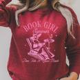 Retro Book Girl Summer Beach Vacation For Book Lover Raglan Sleeve Sweatshirt Heather Dust Retro Book Girl Summer Beach Vacation For Book Lover Raglan Sleeve Sweatshirt Heather Dust