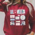 Retro Bookish Love Collage Book Lover Librarian Scrapbook Raglan Sleeve Sweatshirt Heather Dust Retro Bookish Love Collage Book Lover Librarian Scrapbook Raglan Sleeve Sweatshirt Heather Dust