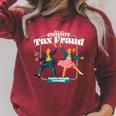 Retro Children's Book Learning Series How To Commit Tax Fraud Family Friendly Learning Raglan Sleeve Sweatshirt Heather Dust Retro Children's Book Learning Series How To Commit Tax Fraud Family Friendly Learning Raglan Sleeve Sweatshirt Heather Dust