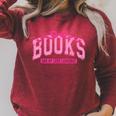 Retro Pink Coquette Bow Valentine Book Lover Varsity Raglan Sleeve Sweatshirt Heather Dust Retro Pink Coquette Bow Valentine Book Lover Varsity Raglan Sleeve Sweatshirt Heather Dust