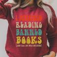 Retro I Survived Reading Banned Books And Got Smarter Raglan Sleeve Sweatshirt Heather Dust Retro I Survived Reading Banned Books And Got Smarter Raglan Sleeve Sweatshirt Heather Dust