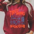 Retro Tired Moms Book Club Women Bookish Raglan Sleeve Sweatshirt Heather Dust Retro Tired Moms Book Club Women Bookish Raglan Sleeve Sweatshirt Heather Dust