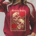 Retro Wuthering Heights Gothic Book Lover Classic Literature Raglan Sleeve Sweatshirt Heather Dust
