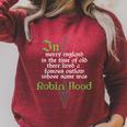 Robin Hood T Shirt For Book Lovers And Literature Fans Raglan Sleeve Sweatshirt Heather Dust