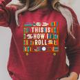 This Is How I Roll Librarian Shirt Book Lover T-Shirt Raglan Sleeve Sweatshirt Heather Dust This Is How I Roll Librarian Shirt Book Lover T-Shirt Raglan Sleeve Sweatshirt Heather Dust