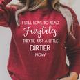 Romance Reader Book Lovers I Still Love To Read Raglan Sleeve Sweatshirt Heather Dust