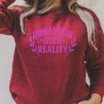 Romantasy Book Reader Aesthetic With Fantasy Feels Raglan Sleeve Sweatshirt Heather Dust