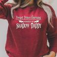 Romantasy Fantasy Romance Book Prince Charming Shadow Daddy Raglan Sleeve Sweatshirt Heather Dust