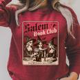 Salem Book Club Bookish Halloween Retro Salem Witch Book Raglan Sleeve Sweatshirt Heather Dust Salem Book Club Bookish Halloween Retro Salem Witch Book Raglan Sleeve Sweatshirt Heather Dust