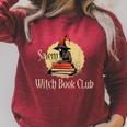 Salem Witch Book Club Halloween They Missed One Bookworms Raglan Sleeve Sweatshirt Heather Dust