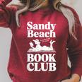 Sandy Beach Book Club Anti-Social Raglan Sleeve Sweatshirt Heather Dust Sandy Beach Book Club Anti-Social Raglan Sleeve Sweatshirt Heather Dust