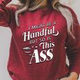 Sassy Bookish Brat Spicy Book Lover Kinky Romance Reader Boo Raglan Sleeve Sweatshirt Heather Dust