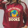 Save Earth It´s Only Planet With Books Reading Earth Day Raglan Sleeve Sweatshirt Heather Dust Save Earth It´s Only Planet With Books Reading Earth Day Raglan Sleeve Sweatshirt Heather Dust