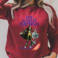 The Scarlet Pimpernel Baroness Orczy Vintage Book Cover Raglan Sleeve Sweatshirt Heather Dust
