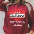 School Librarian Appreciation Don't Read Books Raglan Sleeve Sweatshirt Heather Dust School Librarian Appreciation Don't Read Books Raglan Sleeve Sweatshirt Heather Dust