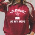 I Like Sci-Fi Books And Maybe 3 People Raglan Sleeve Sweatshirt Heather Dust I Like Sci-Fi Books And Maybe 3 People Raglan Sleeve Sweatshirt Heather Dust