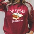 Science Of Reading Advocate Books Literature Book Reader Raglan Sleeve Sweatshirt Heather Dust