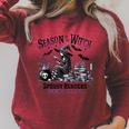 Season Of The Witch Spooky Readers Book Club Halloween Party Raglan Sleeve Sweatshirt Heather Dust Season Of The Witch Spooky Readers Book Club Halloween Party Raglan Sleeve Sweatshirt Heather Dust