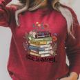 She Is Mom Christian Bible Mama Book Reading Raglan Sleeve Sweatshirt Heather Dust
