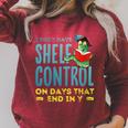 I Only Have Shelf Control On Days End In Y Book Raglan Sleeve Sweatshirt Heather Dust