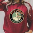Silly Goose Book Club For Readers Bookish Raglan Sleeve Sweatshirt Heather Dust Silly Goose Book Club For Readers Bookish Raglan Sleeve Sweatshirt Heather Dust