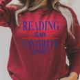 Simple Sarcastic Reading Is My Favorite Sport Book Lover Raglan Sleeve Sweatshirt Heather Dust Simple Sarcastic Reading Is My Favorite Sport Book Lover Raglan Sleeve Sweatshirt Heather Dust