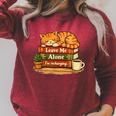 Sleeping Cat On Books Leave Me Alone I'm Recharging Raglan Sleeve Sweatshirt Heather Dust Sleeping Cat On Books Leave Me Alone I'm Recharging Raglan Sleeve Sweatshirt Heather Dust