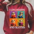 Sloth Love Reading And Sloths Child Book Lover Premium Tri-Blend Raglan Sleeve Sweatshirt Heather Dust Sloth Love Reading And Sloths Child Book Lover Premium Tri-Blend Raglan Sleeve Sweatshirt Heather Dust
