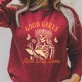 Smut Reader Spicy Romance Good A Girls Read Dirty Books Raglan Sleeve Sweatshirt Heather Dust