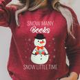 Snow Many Books Snow Little Time Christmas Bookworm Snowman Raglan Sleeve Sweatshirt Heather Dust Snow Many Books Snow Little Time Christmas Bookworm Snowman Raglan Sleeve Sweatshirt Heather Dust