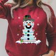 Snowman Book Stack Librarian Book Lover Christmas Raglan Sleeve Sweatshirt Heather Dust Snowman Book Stack Librarian Book Lover Christmas Raglan Sleeve Sweatshirt Heather Dust