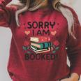Sorry i Am Booked Book Lover Premium Tri-Blend Raglan Sleeve Sweatshirt Heather Dust Sorry i Am Booked Book Lover Premium Tri-Blend Raglan Sleeve Sweatshirt Heather Dust