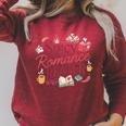 Spicy Romance Reader BookTok Smut Bookish Raglan Sleeve Sweatshirt Heather Dust